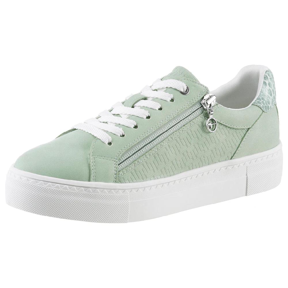 Tamaris Plateausneaker Freizeitschuh Halbschuh Schnürschuh mit gepolstertem Schaftrand kaufen Outlet
