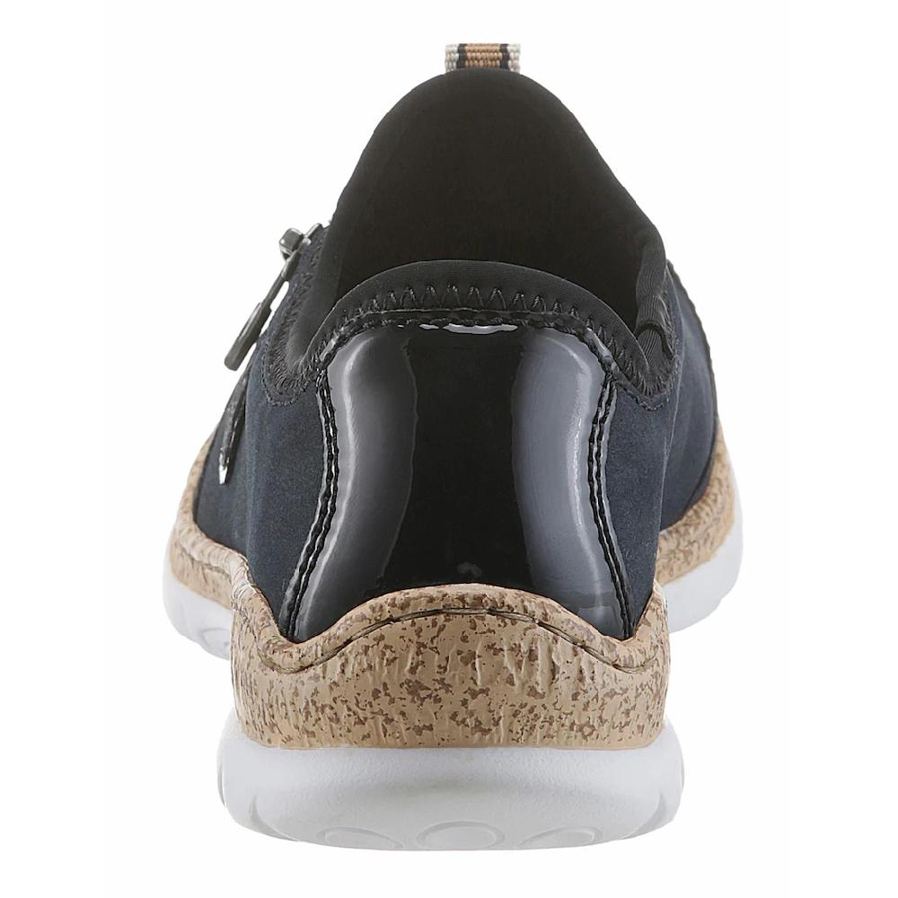 Rieker Slip-On Sneaker Slipper Schlupfschuh mit Außenreißverschluss bestellen Meist gekauft