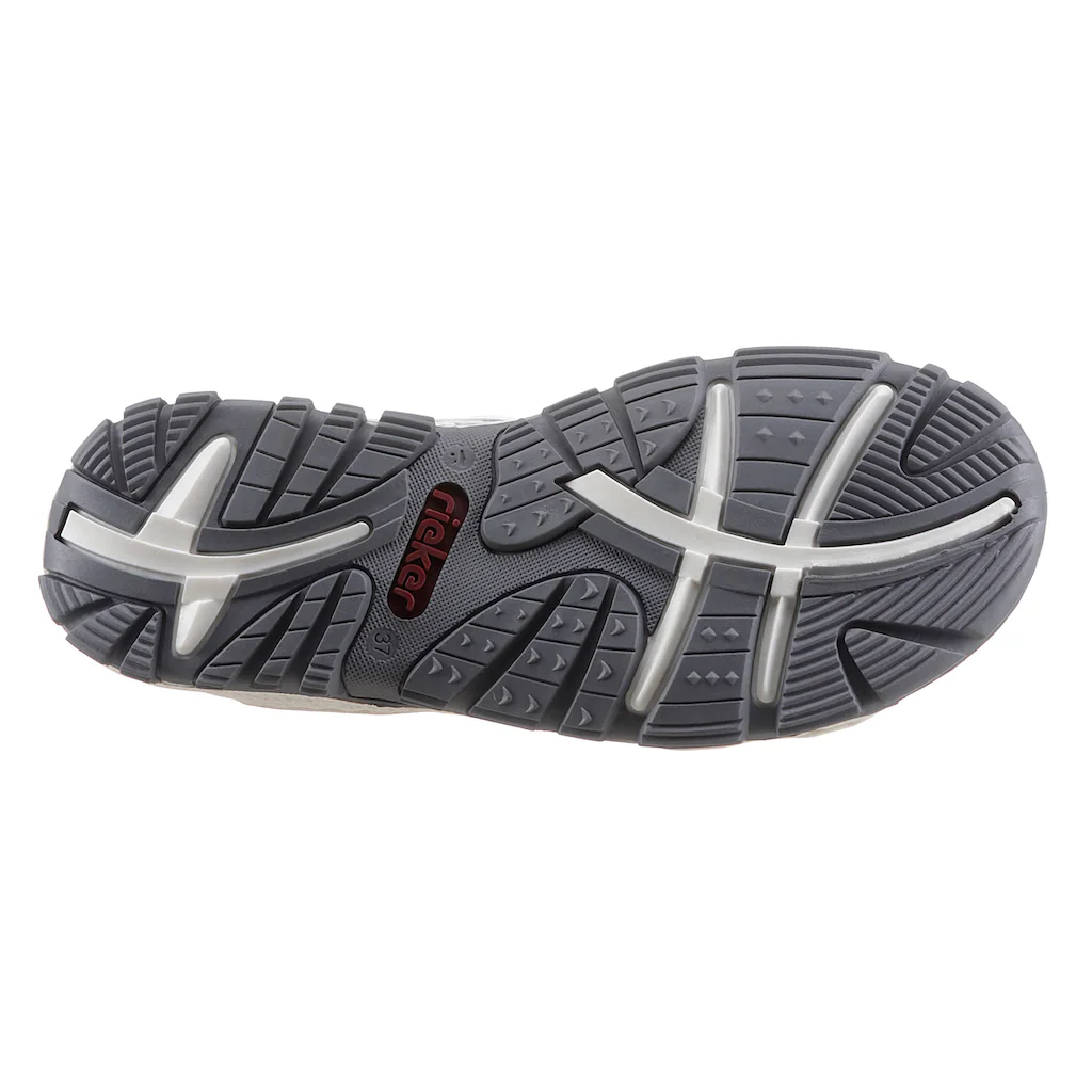 Rieker Riemchensandale Sommerschuh Sandalette Keilabsatz in Used-Optik online bestellen Fabrikpreis