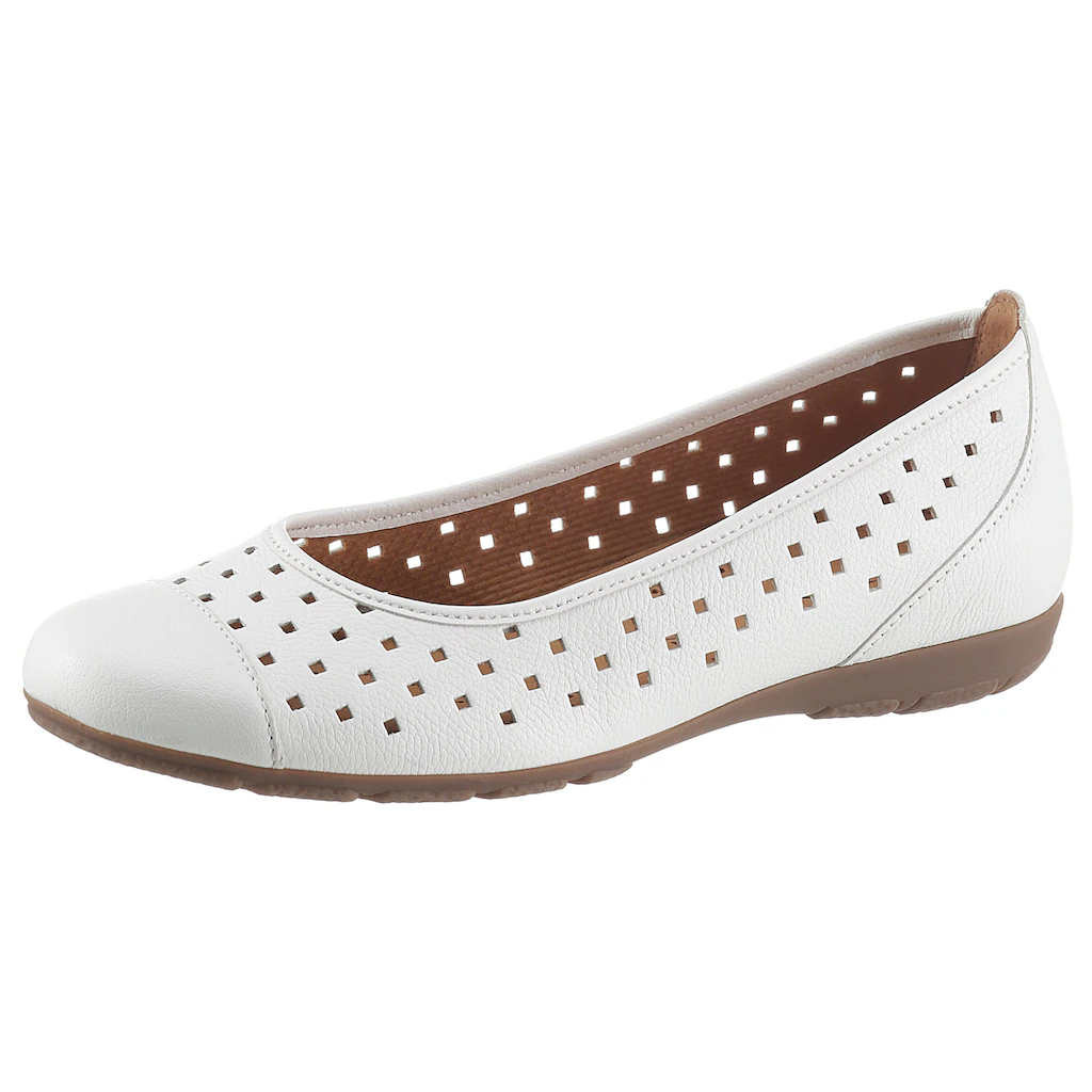 Gabor Ballerina Slipper Freizeitschuh Halbschuh mit luftigem Lochmuster online bestellen Versandkostenfrei
