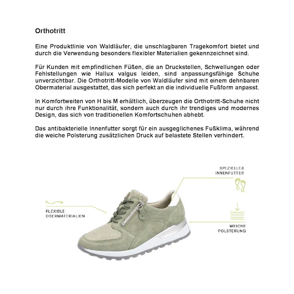 Waldläufer Keilsneaker »HIROKO« G-Weite Orthotritt-Ausstattung Freizeitschuh Halbschuh Schnürschuh online kaufen Jubiläumsangebot