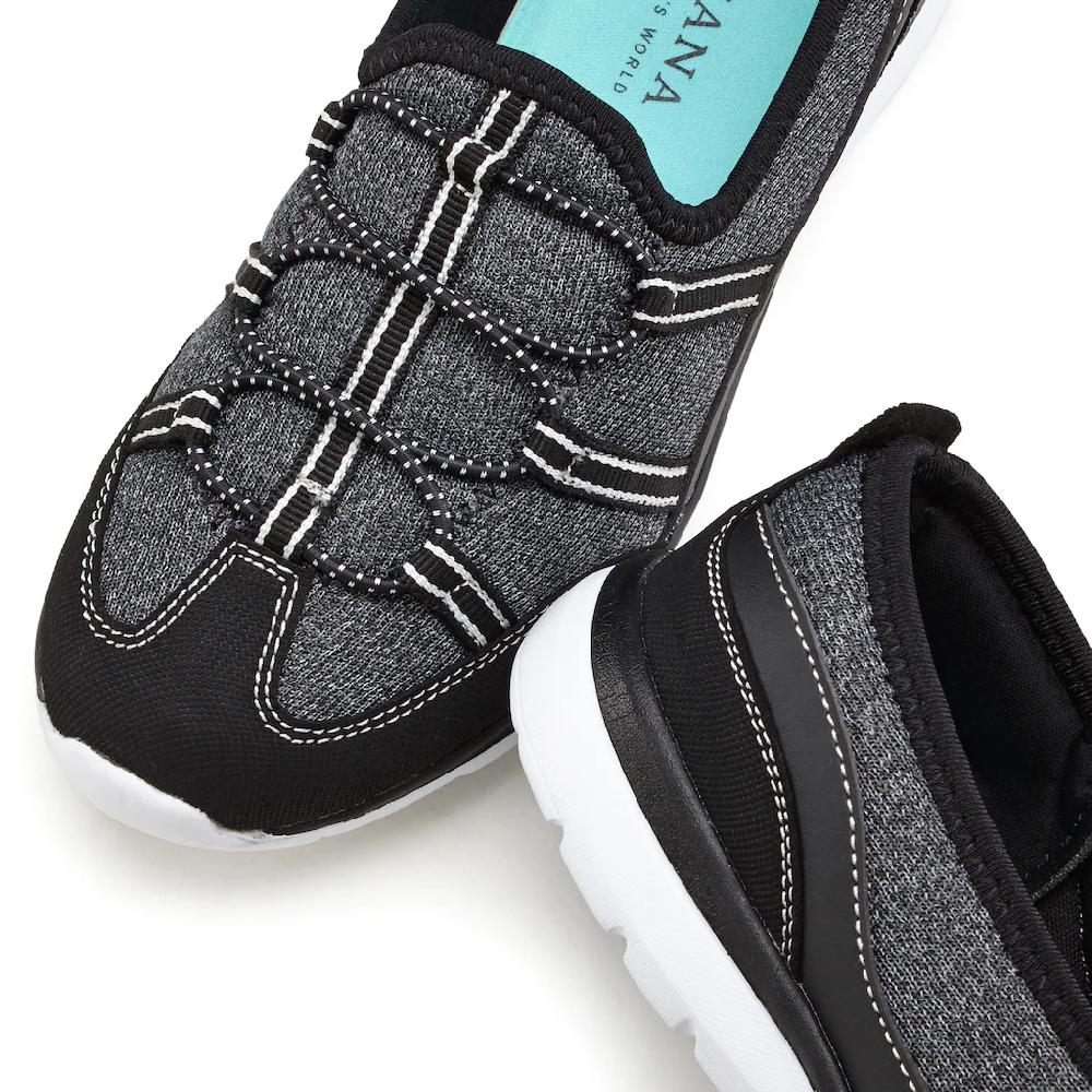 LASCANA Sneaker »Slip-On-Sneaker « im sportiven Look Halbschuh Freizeitschuh Slipper VEGAN ▷ für Online Outlet