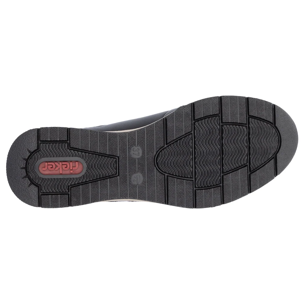 Rieker Keilsneaker Freizeitschuh Halbschuh Schnürschuh mit Reißverschluss kaufen Blitzangebot