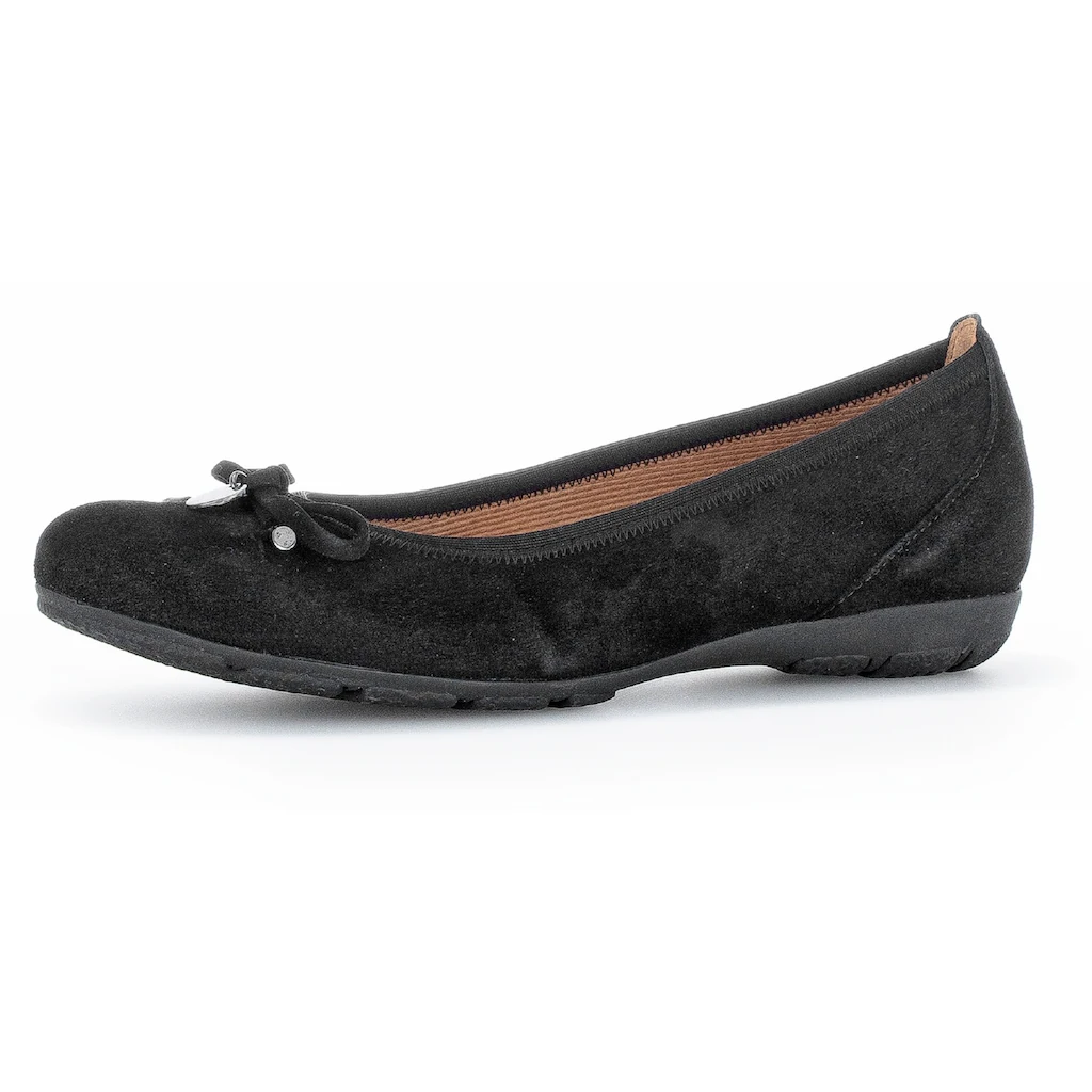Gabor Ballerina Flache Schuhe Business Schuhe mit Hovercraft Luftkammern-Laufsohle ▷ für Neuheiten