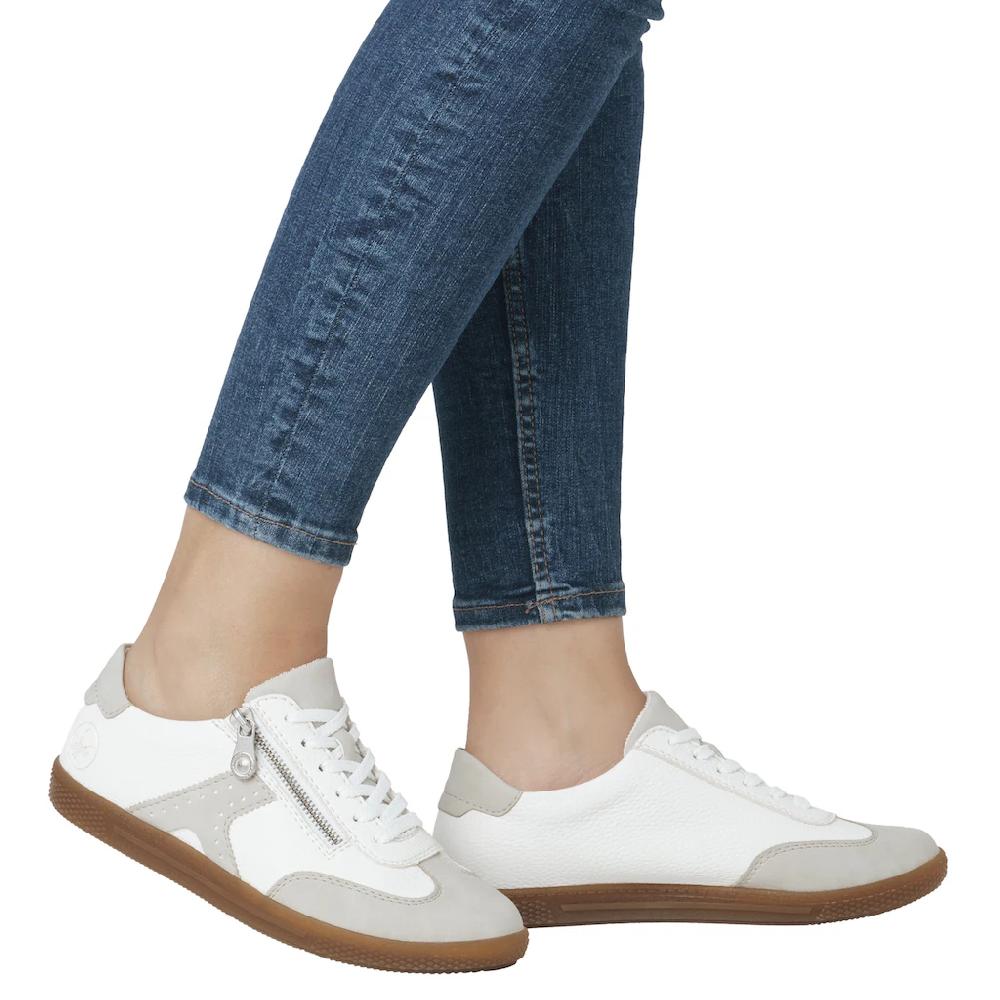 Rieker Sneaker Halbschuh Freizeitschuh Schnürschuh mit Reißverschluss online kaufen Sonderangebote