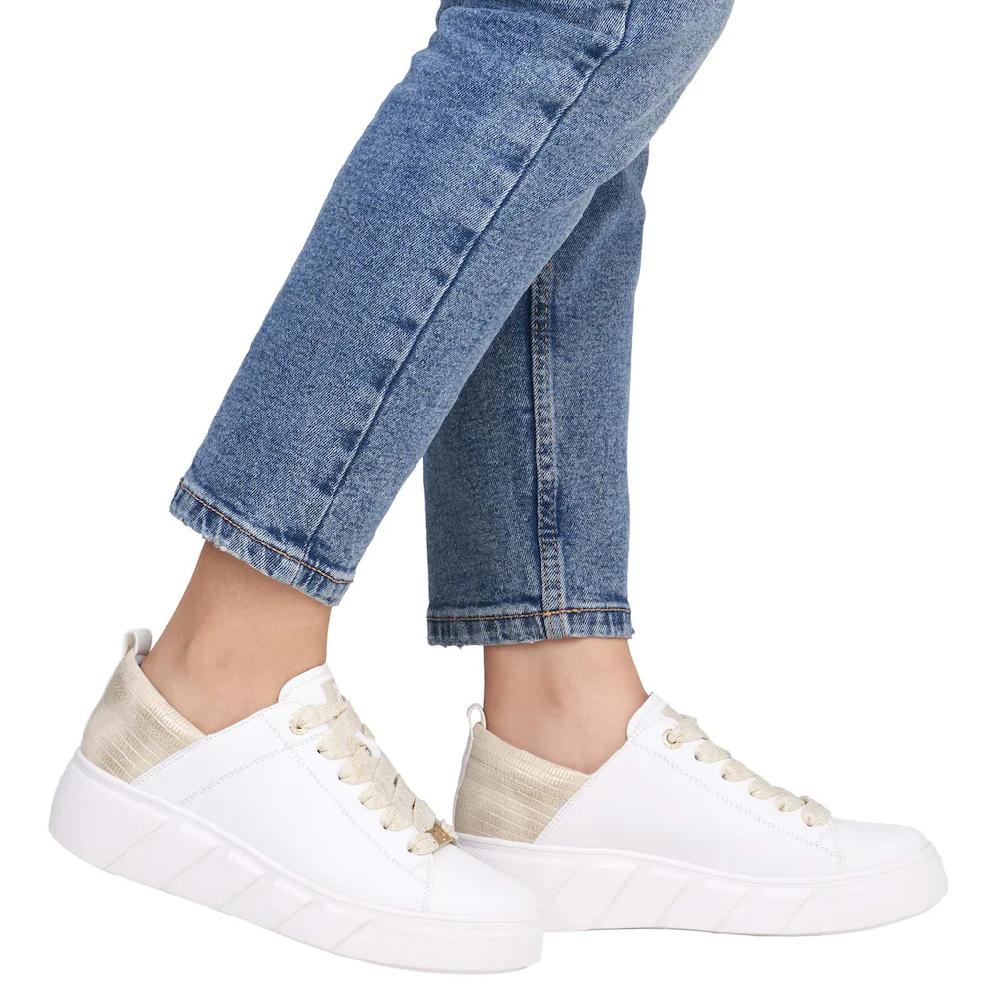 RIEKER Sport Plateausneaker Schnürschuh Halbschuh Freizeitsneaker mit Soft-Einlage online bestellen Wochenangebot