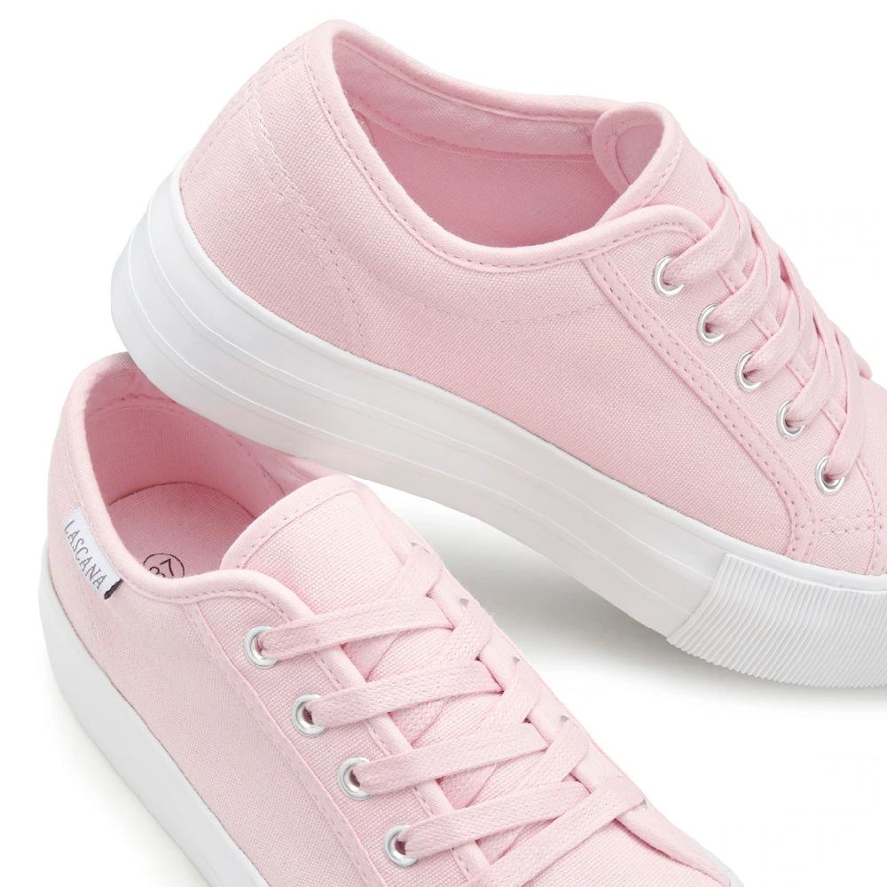 LASCANA Sneaker Schnürhalbschuh Freizeitschuh aus Textil mit Plateausohle online kaufen Neueste Stile