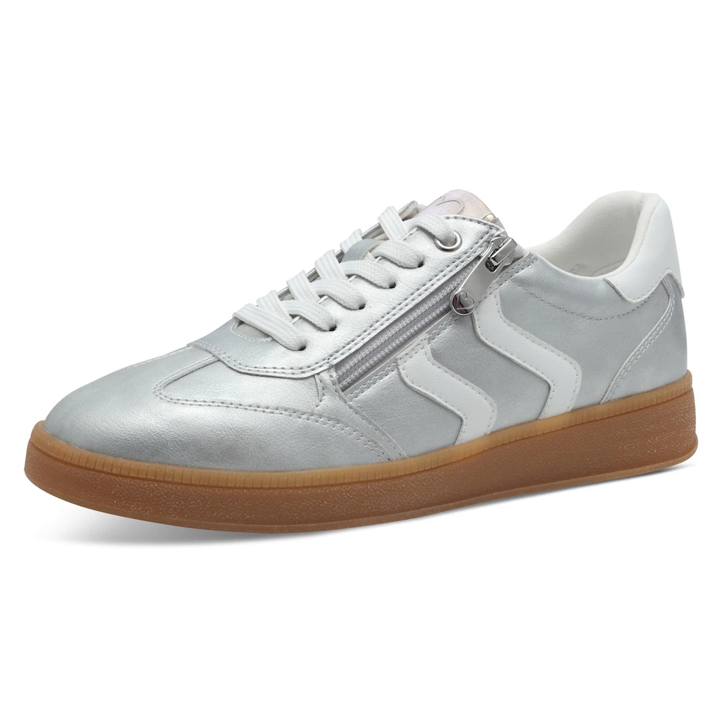 MARCO TOZZI Plateausneaker Freizeitschuh Halbschuh Schnürschuh mit Kontrastbesatz bestellen Super Rabatt