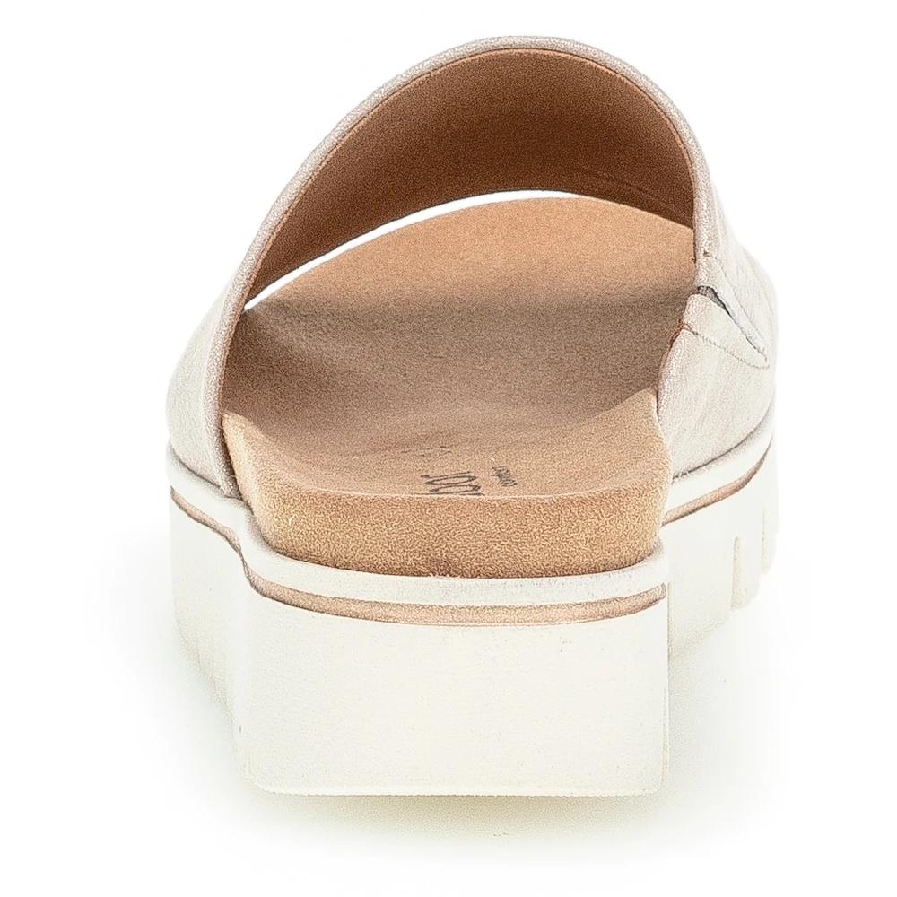 Gabor Pantolette Keilabsatz Sommerschuh Schlappen mit eingearbeitetem Gummizug online kaufen Clearance-Verkauf