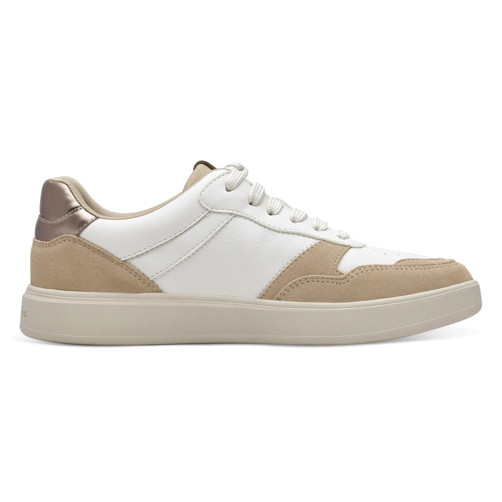 Tamaris Plateausneaker Freizeitschuh Halbschuh Schnürschuh mit Kontrastbesätzen kaufen Hotsell