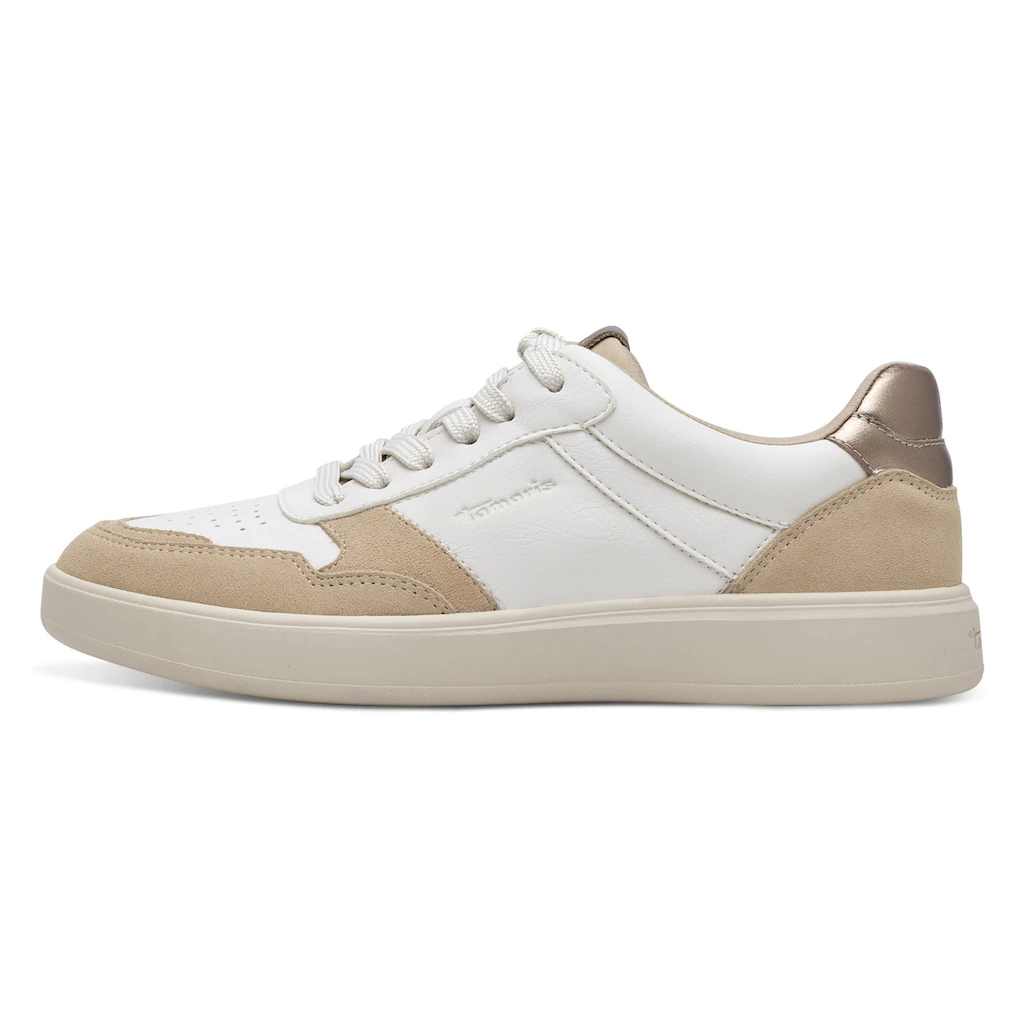 Tamaris Plateausneaker Freizeitschuh Halbschuh Schnürschuh mit Kontrastbesätzen kaufen Hotsell