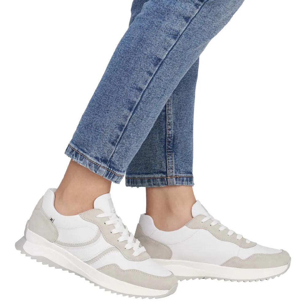 RIEKER Sport Keilsneaker Schnürschuh Halbschuh Freizeitschuh mit Kontrastdetails online kaufen Fabrikverkauf