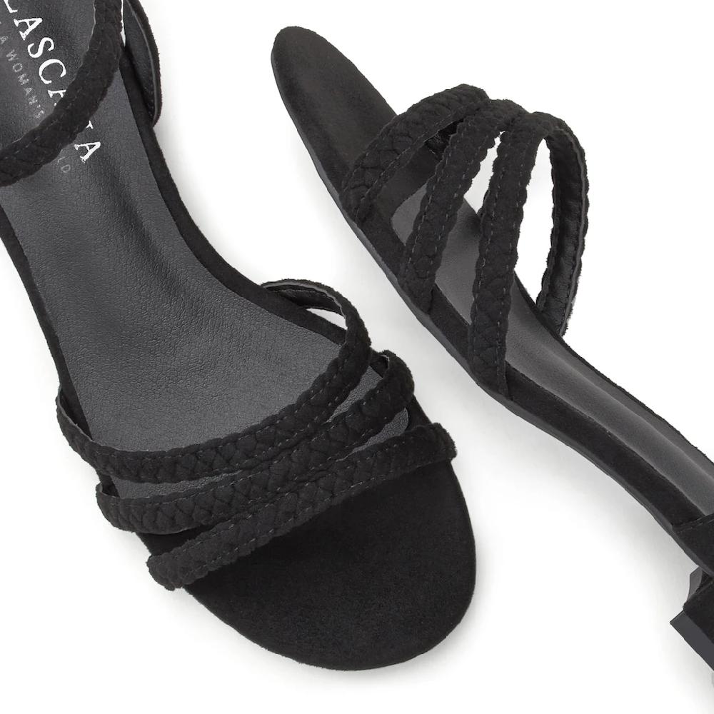 LASCANA Sandale Sandalette Sommerschuh mit geflochtenen Riemchen VEGAN kaufen Kostenloser Versand