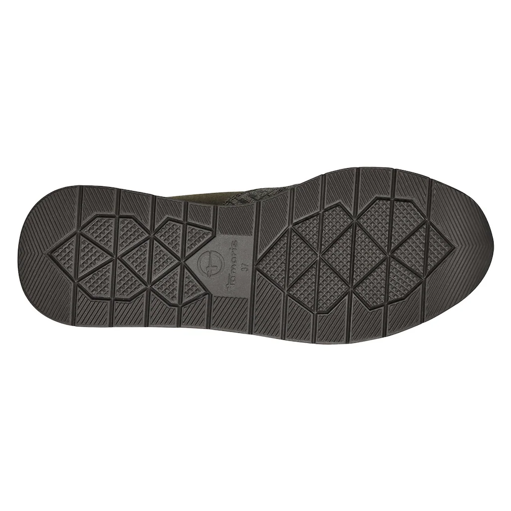 Tamaris Keilsneaker Freizeitschuh Halbschuh Schnürschuh trendige Metallic-Details online kaufen Großer Ausverkauf