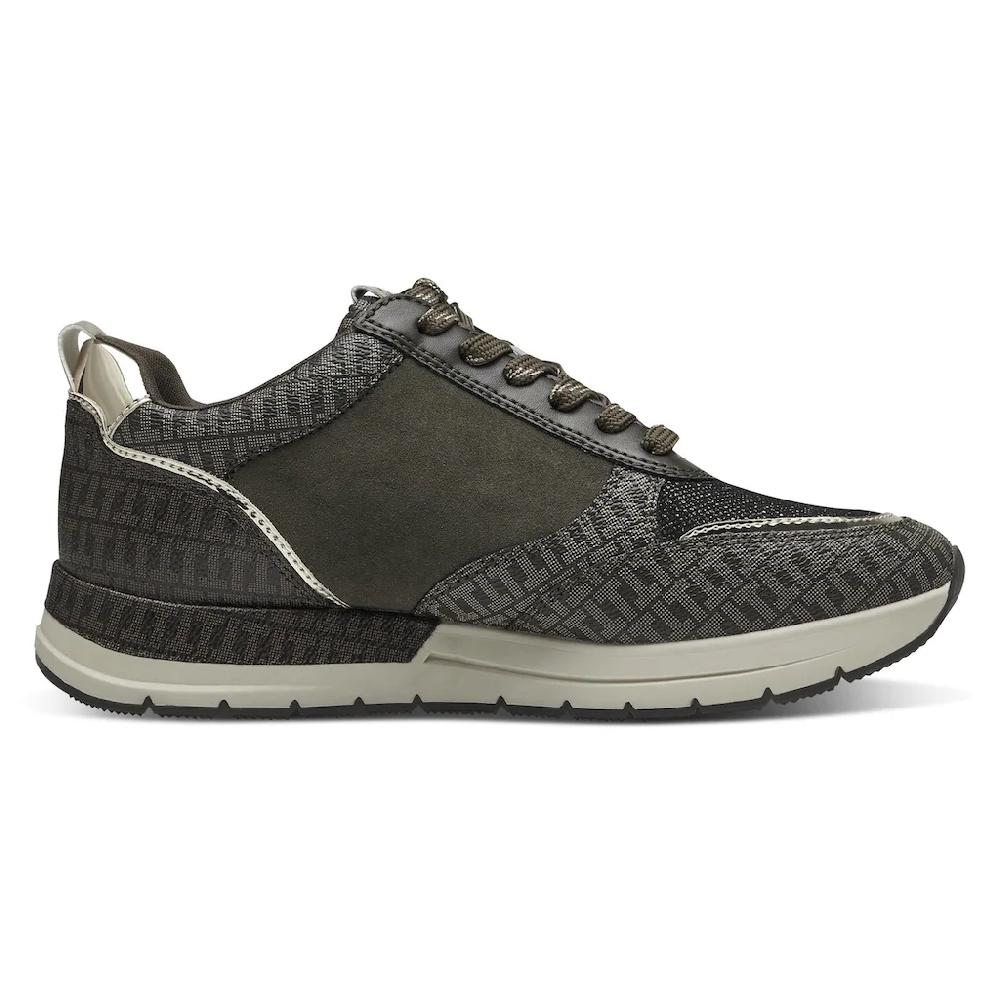 Tamaris Keilsneaker Freizeitschuh Halbschuh Schnürschuh trendige Metallic-Details online kaufen Großer Ausverkauf