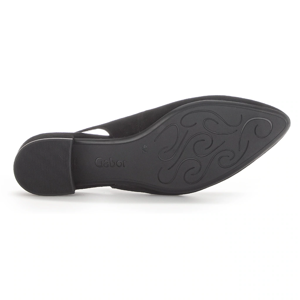Gabor Slingpumps Abendschuh Sommerschuh Blockabsatz mit elastischem Riemchen bestellen Exklusivangebot