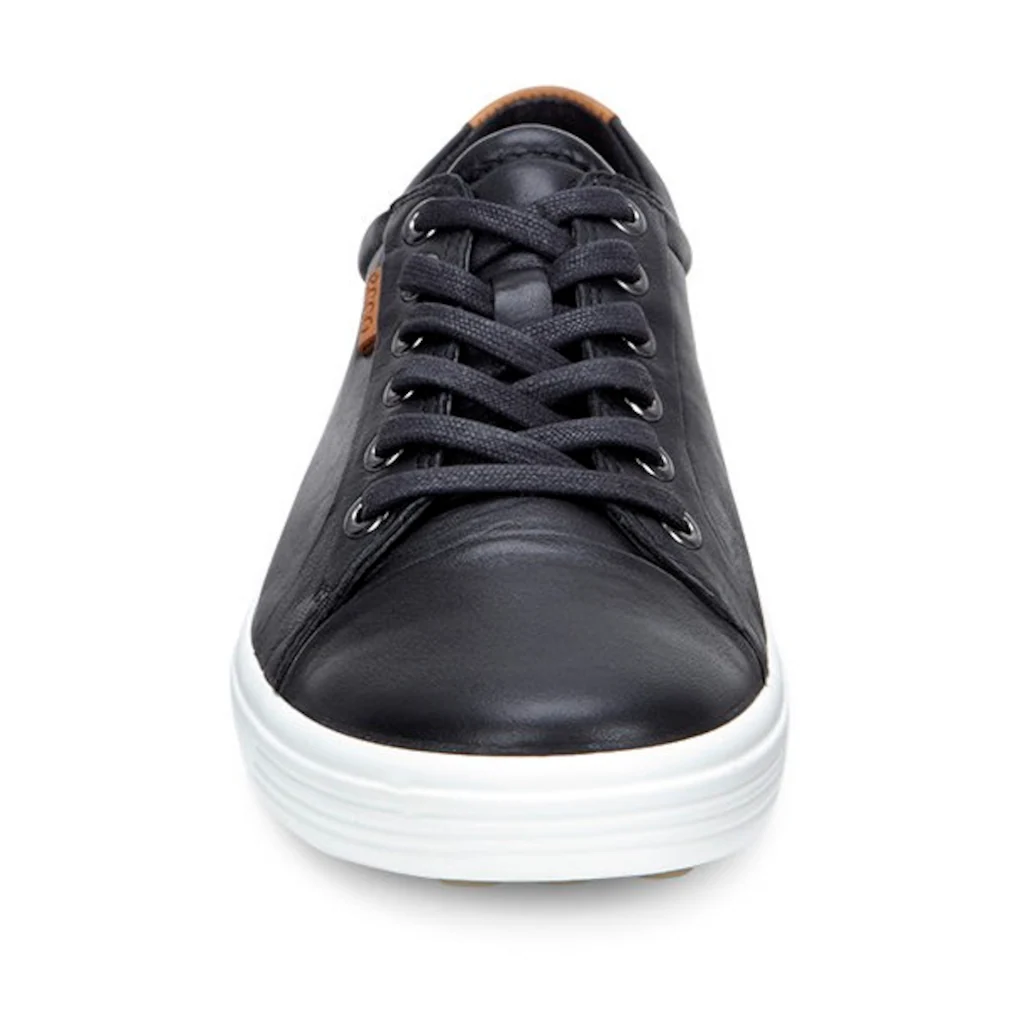 Ecco Sneaker »SOFT 7 W« mit Label Freizeitschuh Halbschuh Schnürschuh schmale Form ▷ für Cyber Monday