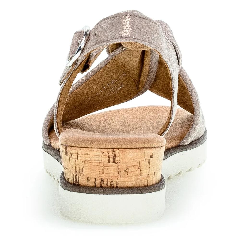 Gabor Keilsandalette »GENUA« Sommerschuh Sandale Keilabsatz mit Metallic-Effekt online bestellen Kauf eins, bekomm eins gratis