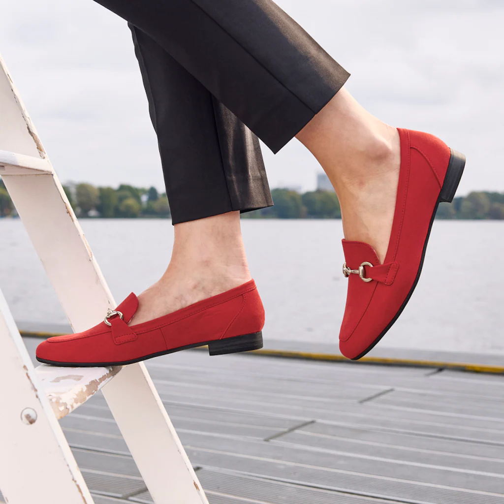 MARCO TOZZI Slipper Blockabsatz Loafer Businessschuh mit Schmuckspange ▷ für JETZT KAUFEN