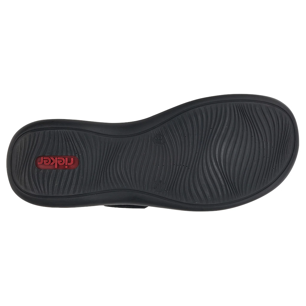 (Rieker Clog Hausschuh Sommerschuh Schlupfschuh mit praktischem Klettverschluss Zeitbegrenzte Promotion