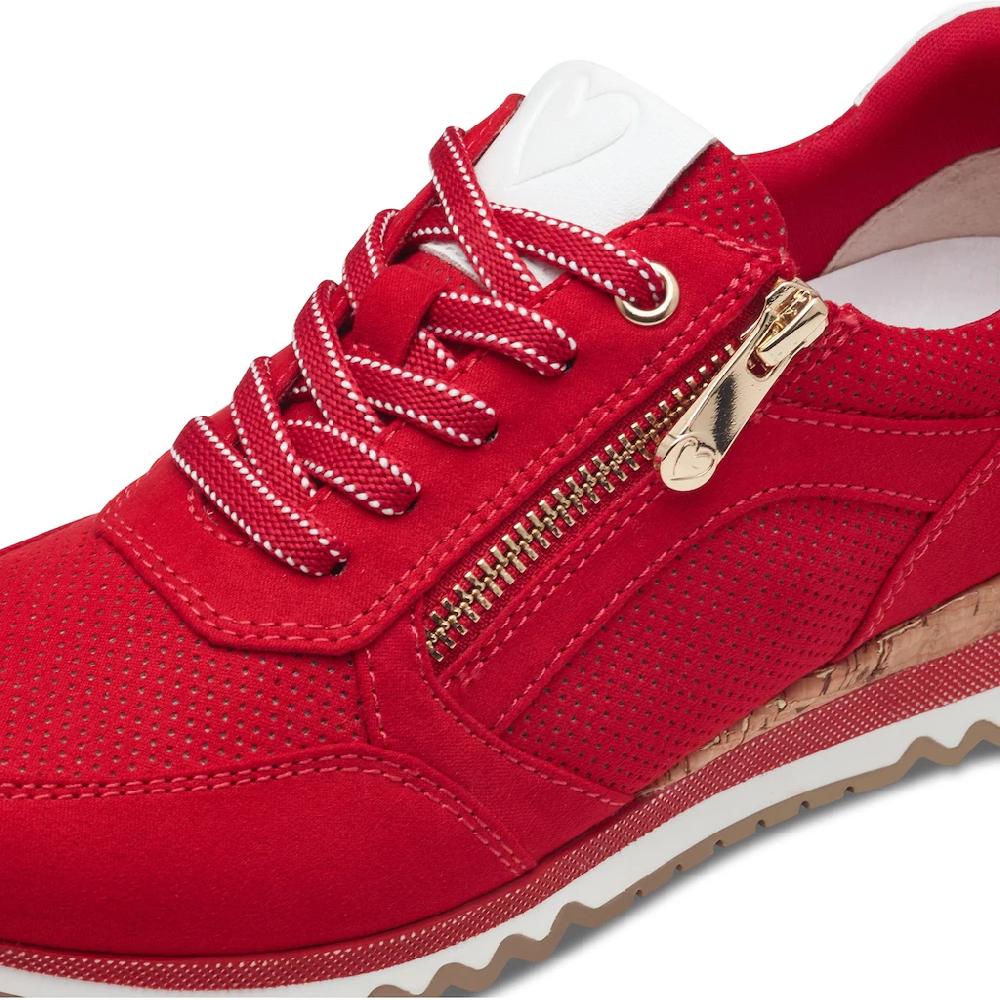 MARCO TOZZI Keilsneaker Freizeitschuh Halbschuh Schnürschuh in veganer Verarbeitung ▷ für Sonderangebot der Fabrik