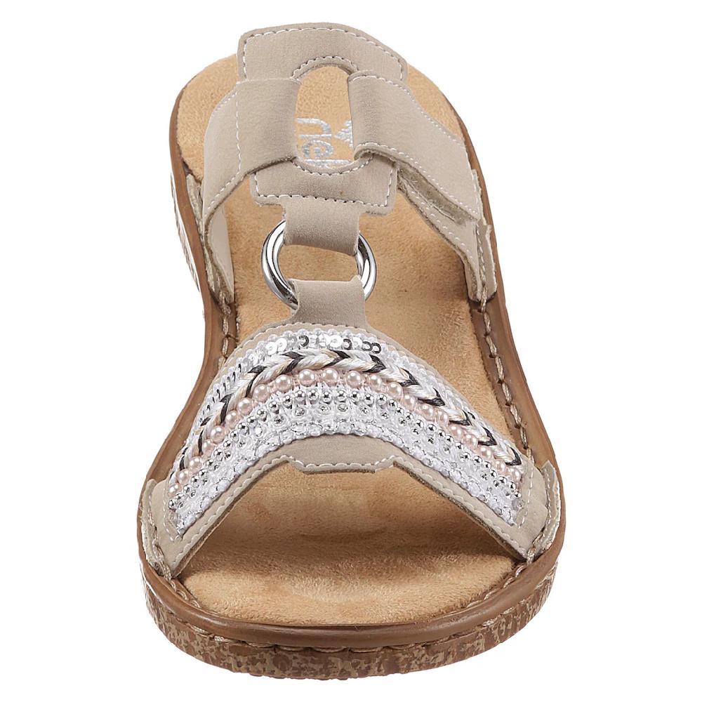 Rieker Pantolette mit modischem Schmuckring online kaufen Discount Store für neue Produkte