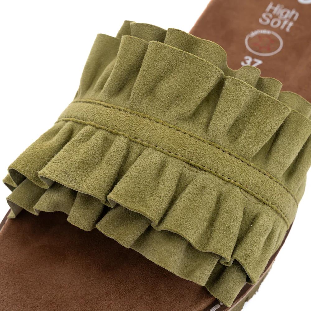 Ara Pantolette »KENT« Slides Flats Sandale mit geraffter Bandage zollfrei