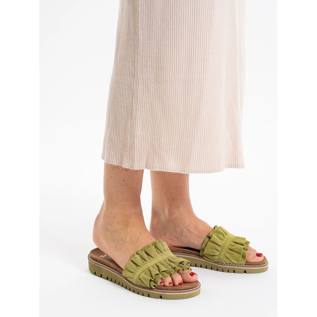 Ara Pantolette »KENT« Slides Flats Sandale mit geraffter Bandage zollfrei