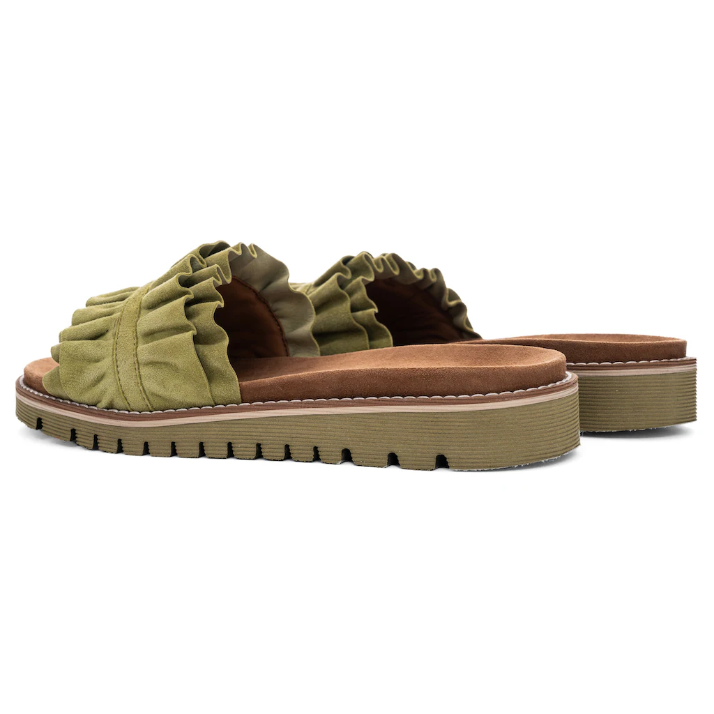 Ara Pantolette »KENT« Slides Flats Sandale mit geraffter Bandage zollfrei