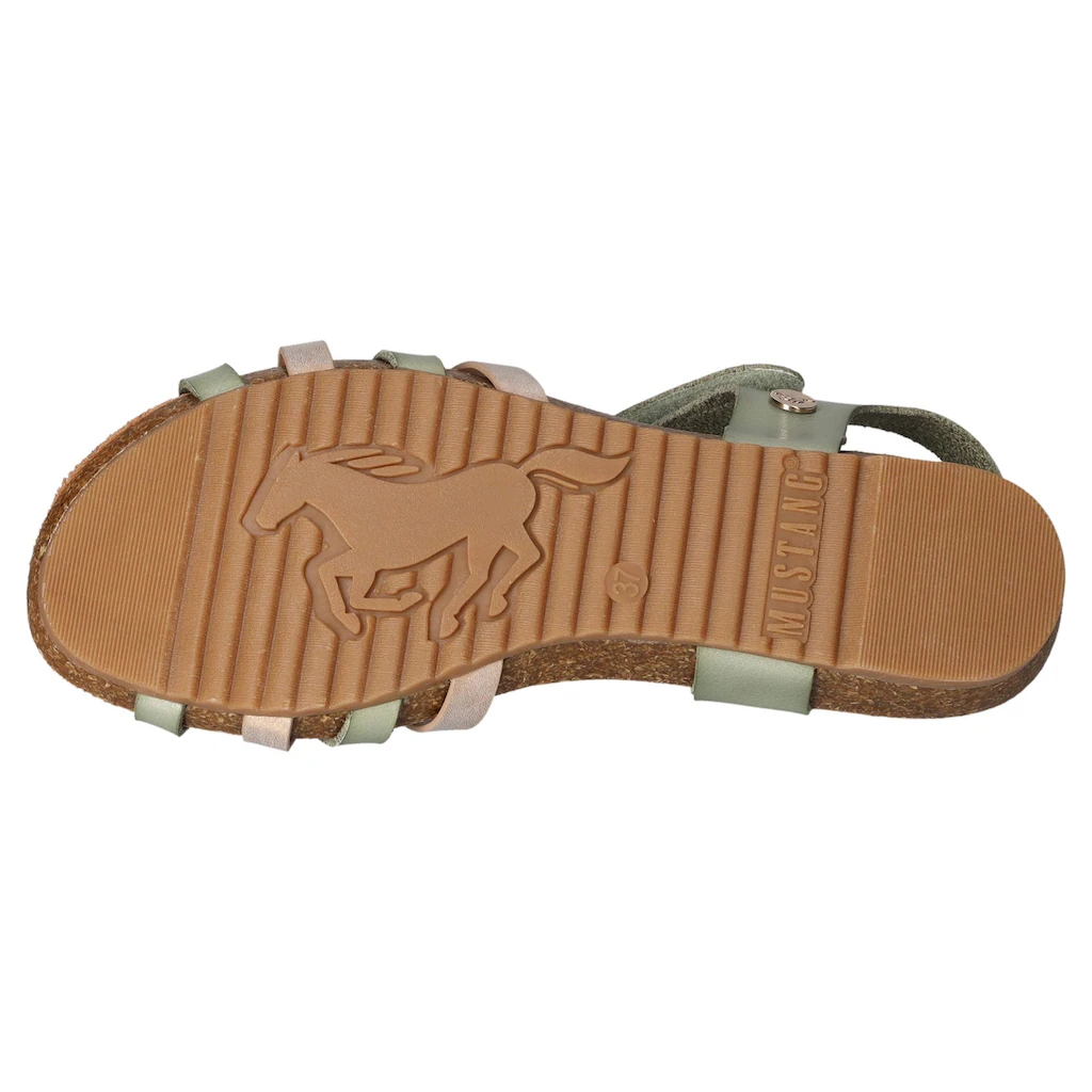 Mustang Shoes Riemchensandale Sommerschuh Sandalette Klettschuh mit Klettverschluss-Riemchen bestellen 50% Rabatt für begrenzte Zeit