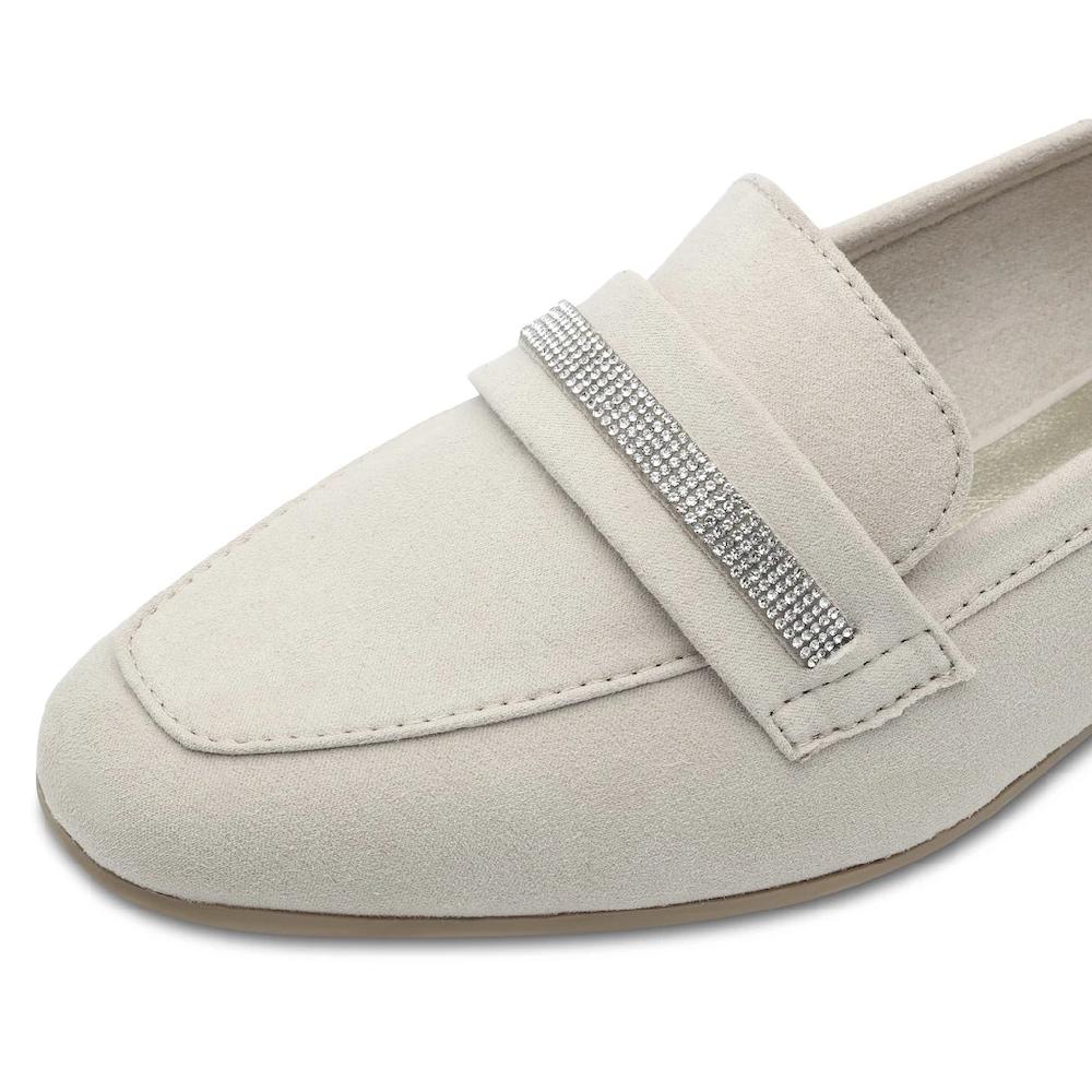 MARCO TOZZI Slipper Businessschuh Schlupfschuh Halbschuh mit funkelndem Zierriegel online kaufen Günstiger Verkauf
