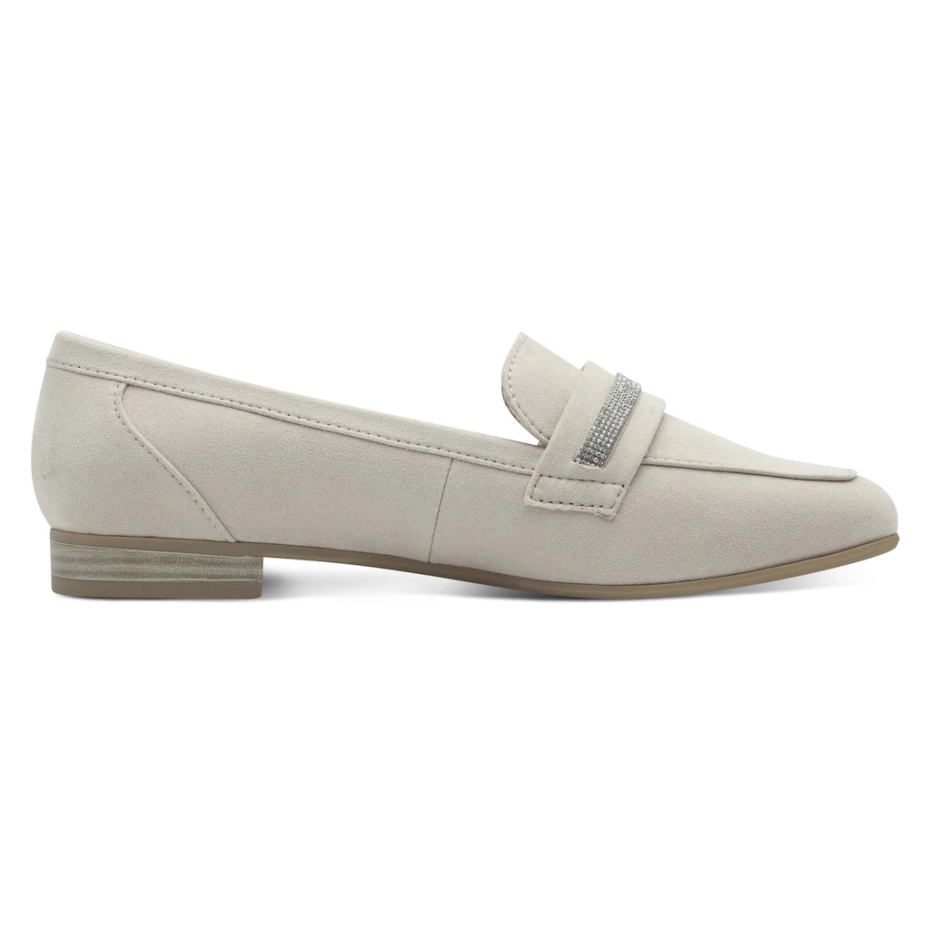 MARCO TOZZI Slipper Businessschuh Schlupfschuh Halbschuh mit funkelndem Zierriegel online kaufen Günstiger Verkauf