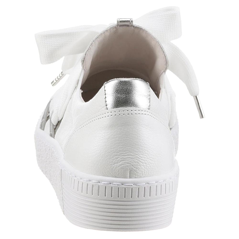 Gabor Slip-On Sneaker Schnürschuh Halbschuh Slipper mit aufgesetzter Zierschnürung Versandkostenfrei