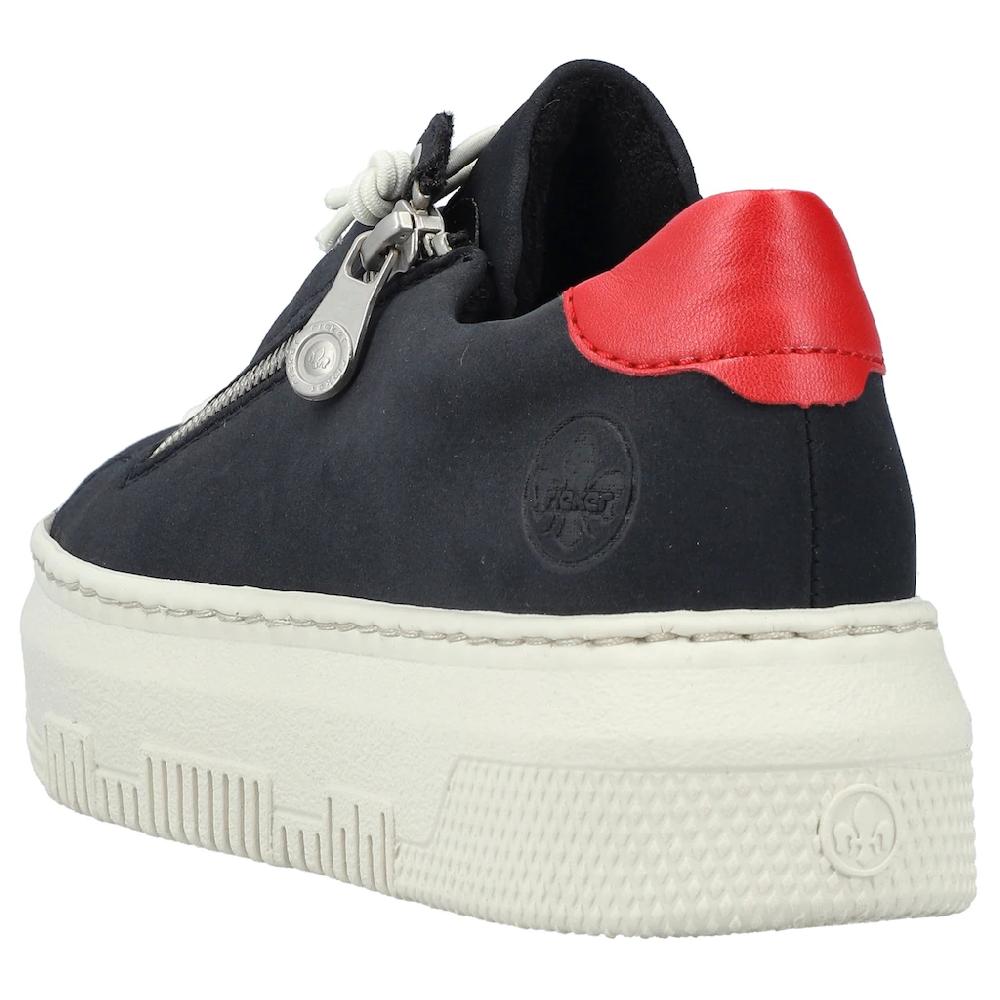 Rieker Plateausneaker Sneaker Slip-On Sneaker Slipper mit weicher Leder-Innensohle kaufen Osterangebot