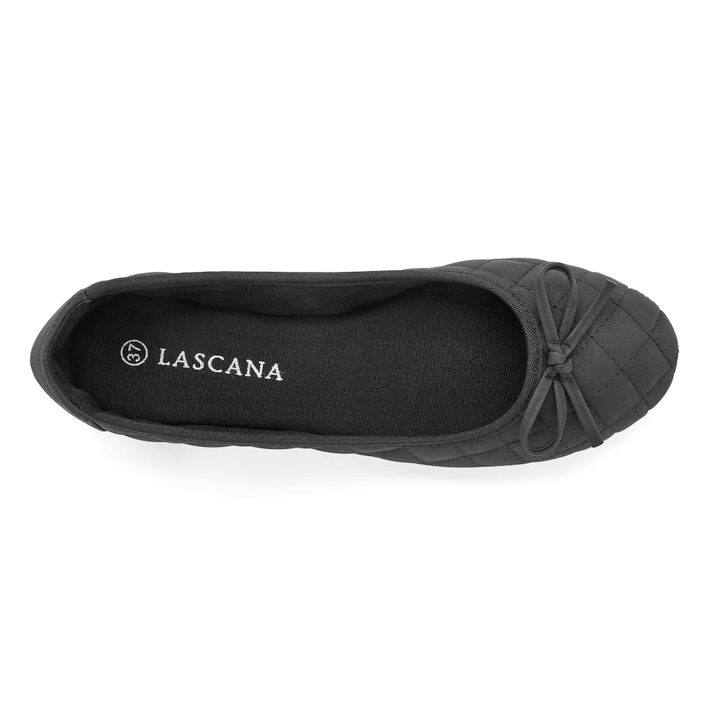 LASCANA Ballerina mit Schleifenapplikation VEGAN online bestellen Exklusive Angebote