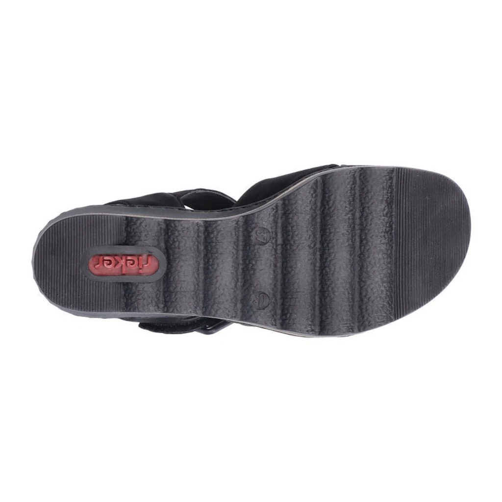 Rieker Keilsandalette Sommerschuh Sandale Keilabsatz mit gekreuzten Bandagen bestellen Bestseller