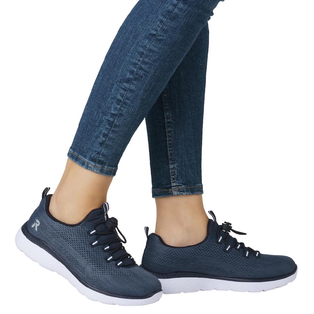 RIEKER Sport Slip-On Sneaker Schlupfschuh Halbschuh Freizeitsneaker mit MemoSoft-Ausstattung ▷ für Kauf eins, bekomm eins gratis