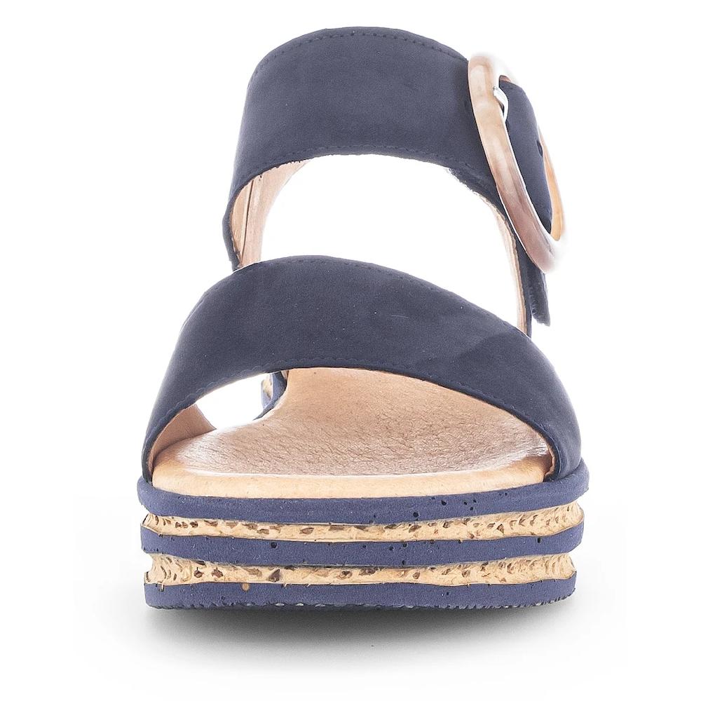 Gabor Keilsandalette Sommerschuh Sandale Keilabsatz mit großer Zierschnalle bestellen Fabrik Onlineshop