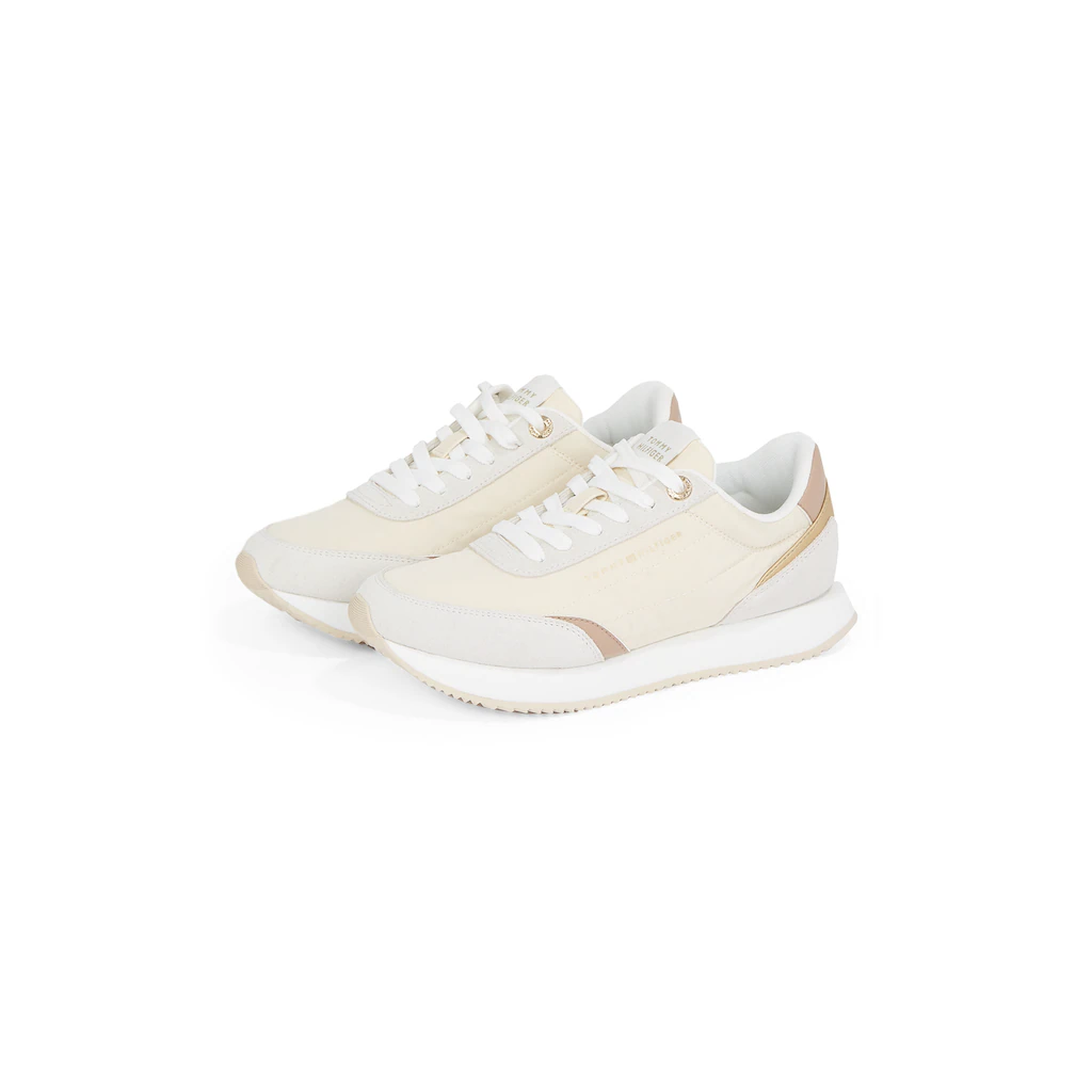 Tommy Hilfiger Plateausneaker »ESSENTIAL RUNNER« Freizeitschuh Halbschuh Schnürschuh mit Kontrastbesätzen online bestellen Neueste Stile