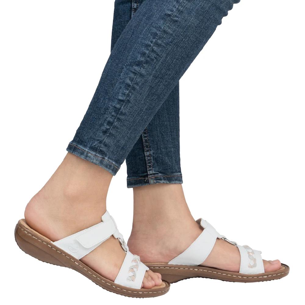 Rieker Pantolette Keilabsatz Sommerschuh Schlappen in sommerlicher Optik online kaufen Nur noch ein Tag übrig