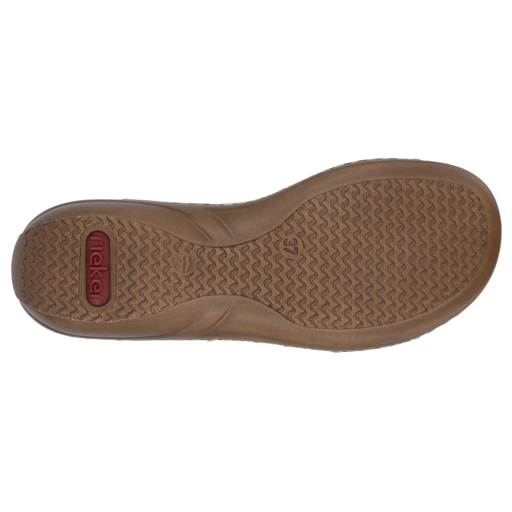 Rieker Pantolette Keilabsatz Sommerschuh Schlappen in sommerlicher Optik online kaufen Nur noch ein Tag übrig