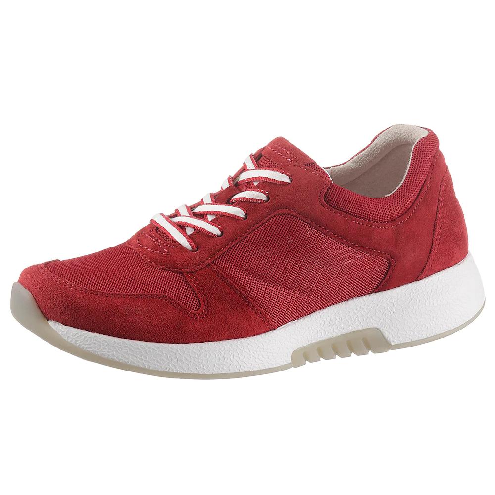 Gabor Rollingsoft Keilsneaker Freizeitschuh Halbschuh Schnürschuh im sommerlichem Materialmix online kaufen Begrenzt auf 3 Tage