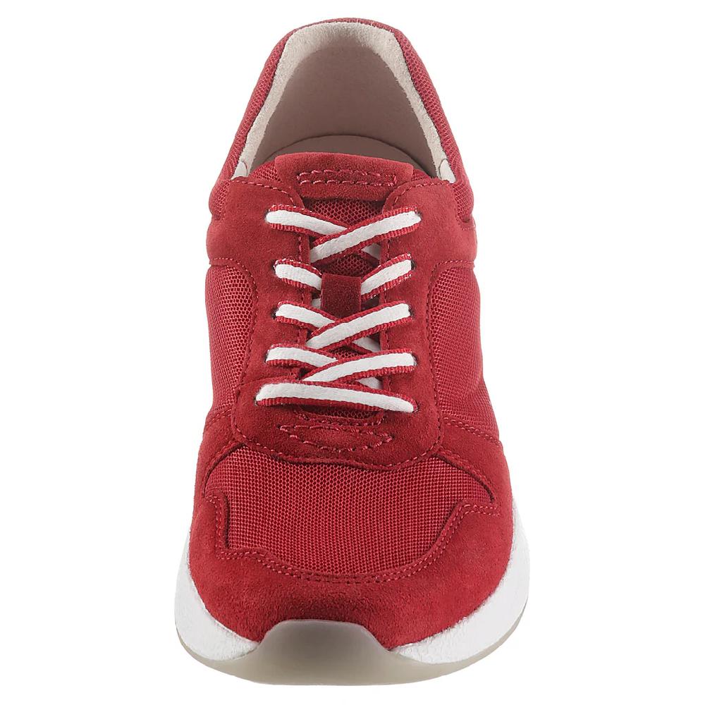 Gabor Rollingsoft Keilsneaker Freizeitschuh Halbschuh Schnürschuh im sommerlichem Materialmix online kaufen Begrenzt auf 3 Tage