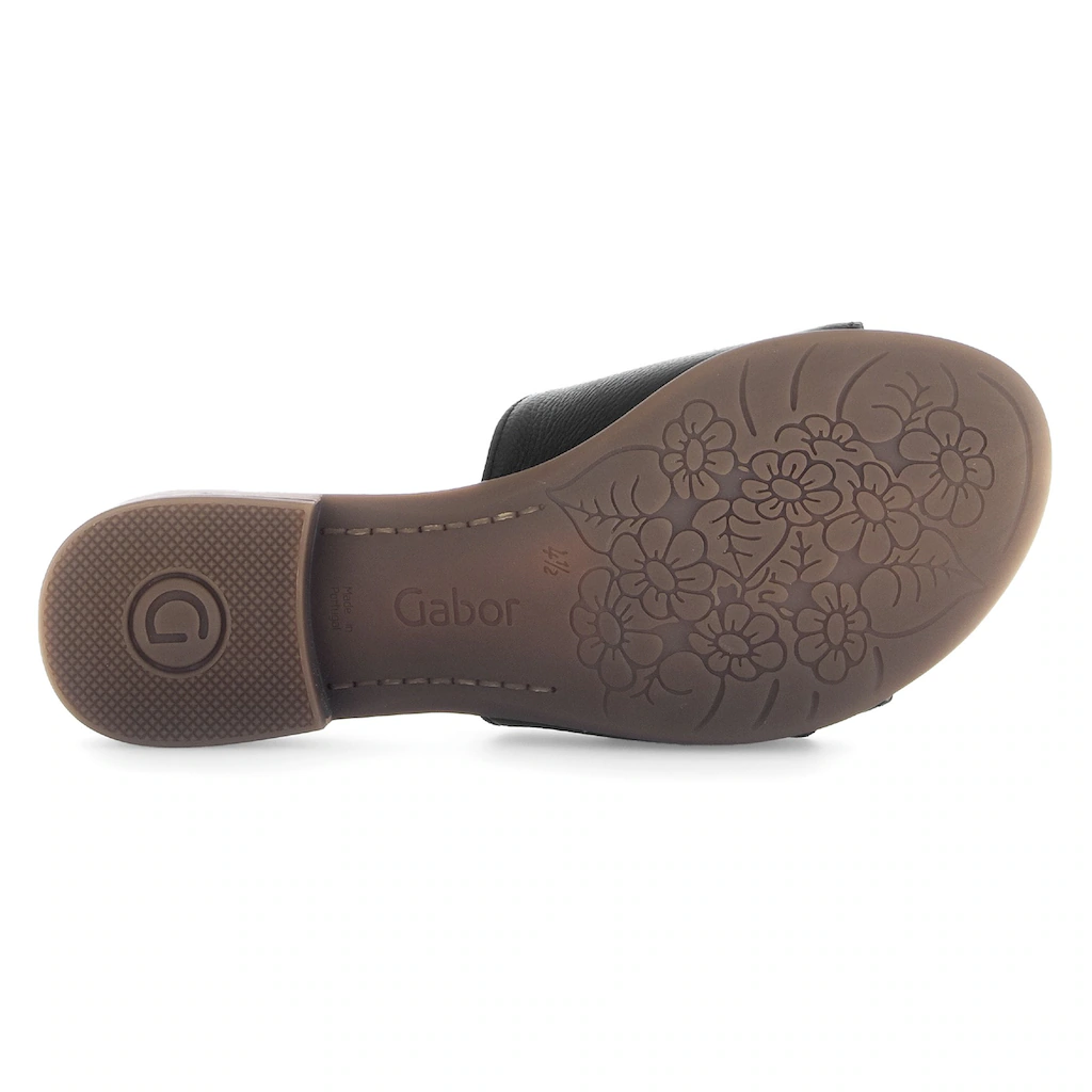 Gabor Pantolette »RHODOS« Blockabsatz Sommerschuh Komfortschuh in Weite G (= weit) Black Friday Preise