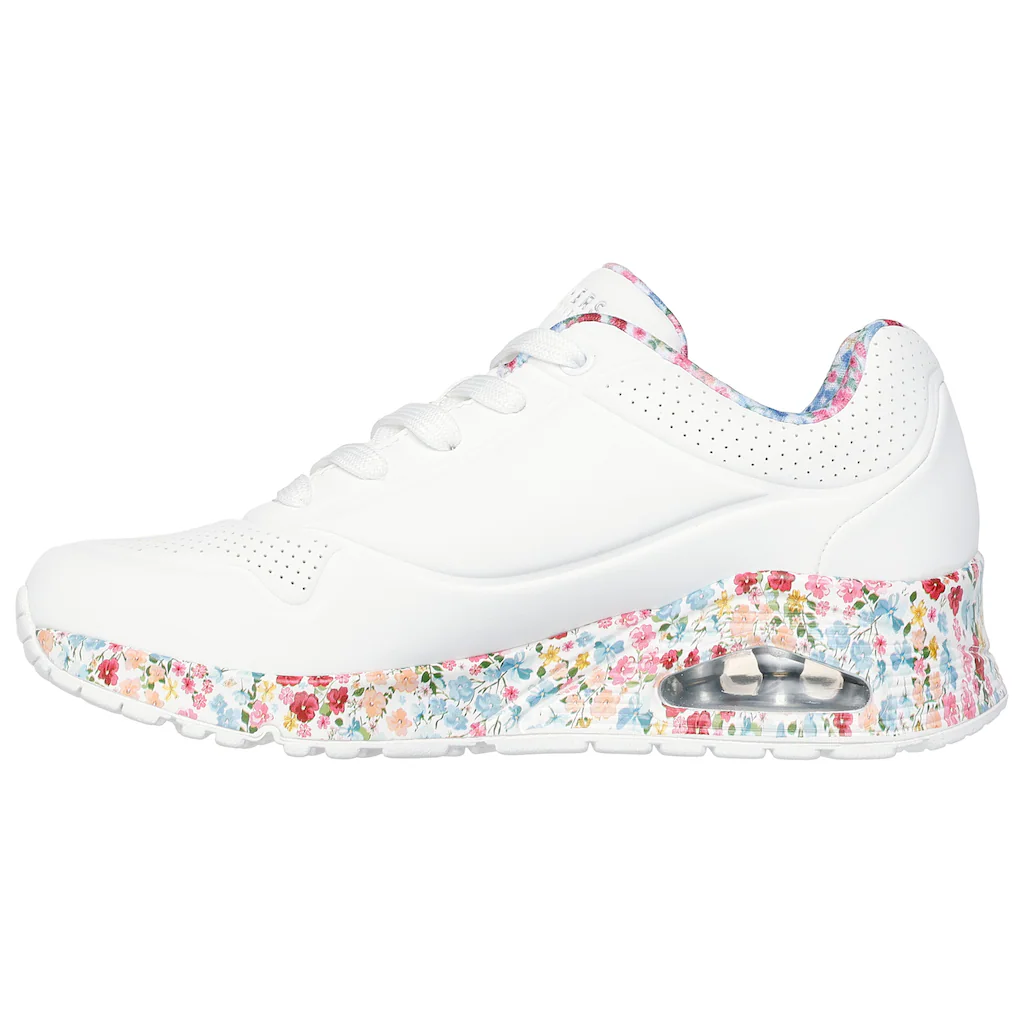Skechers Sneaker »UNO-MAJESTIC GARDEN« Keilsneaker Plateausneaker mit bedruckter Sohle 50% Rabatt für begrenzte Zeit