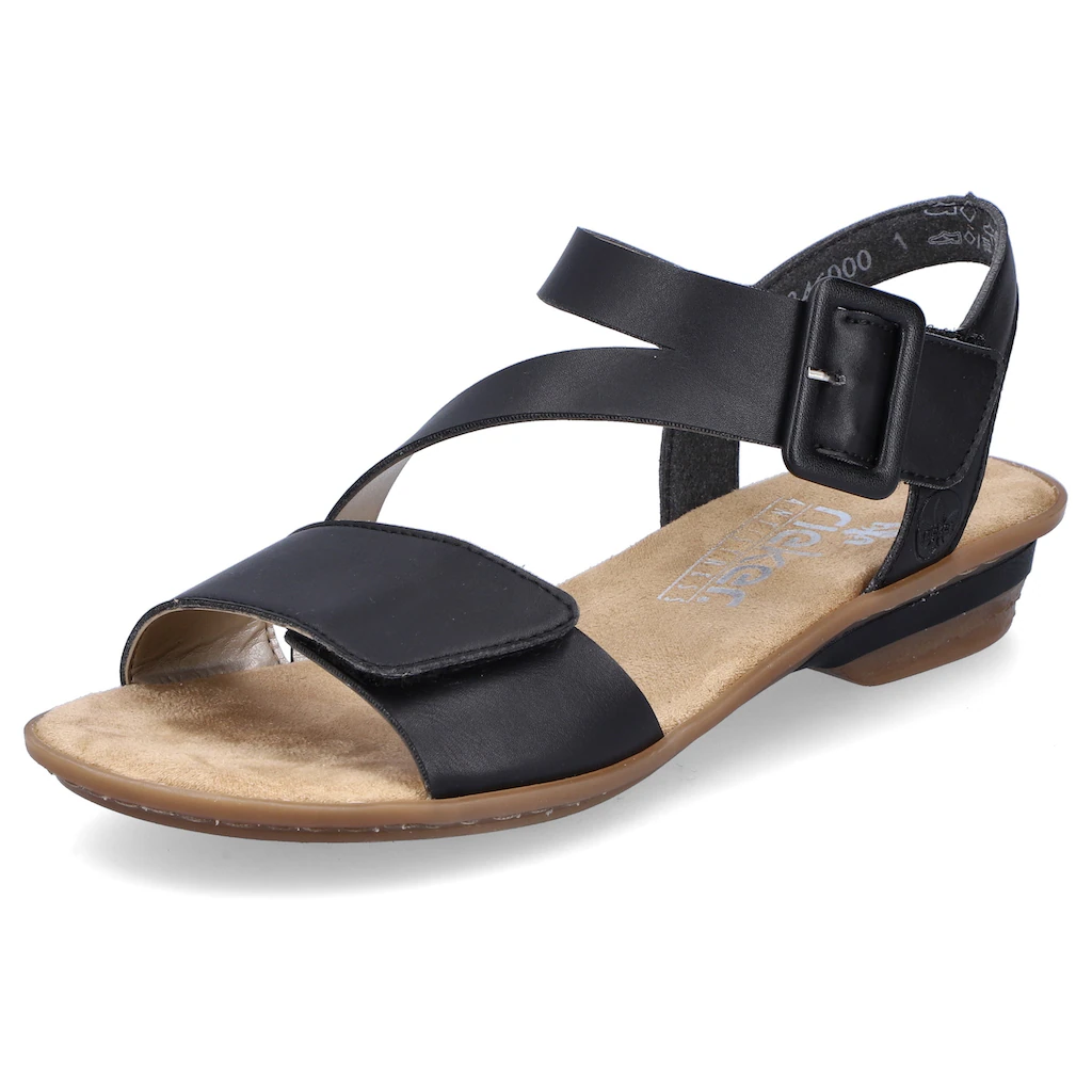 Rieker Sandalette Sommerschuh Sandale Keilabsatz mit Klett kaufen Outlet