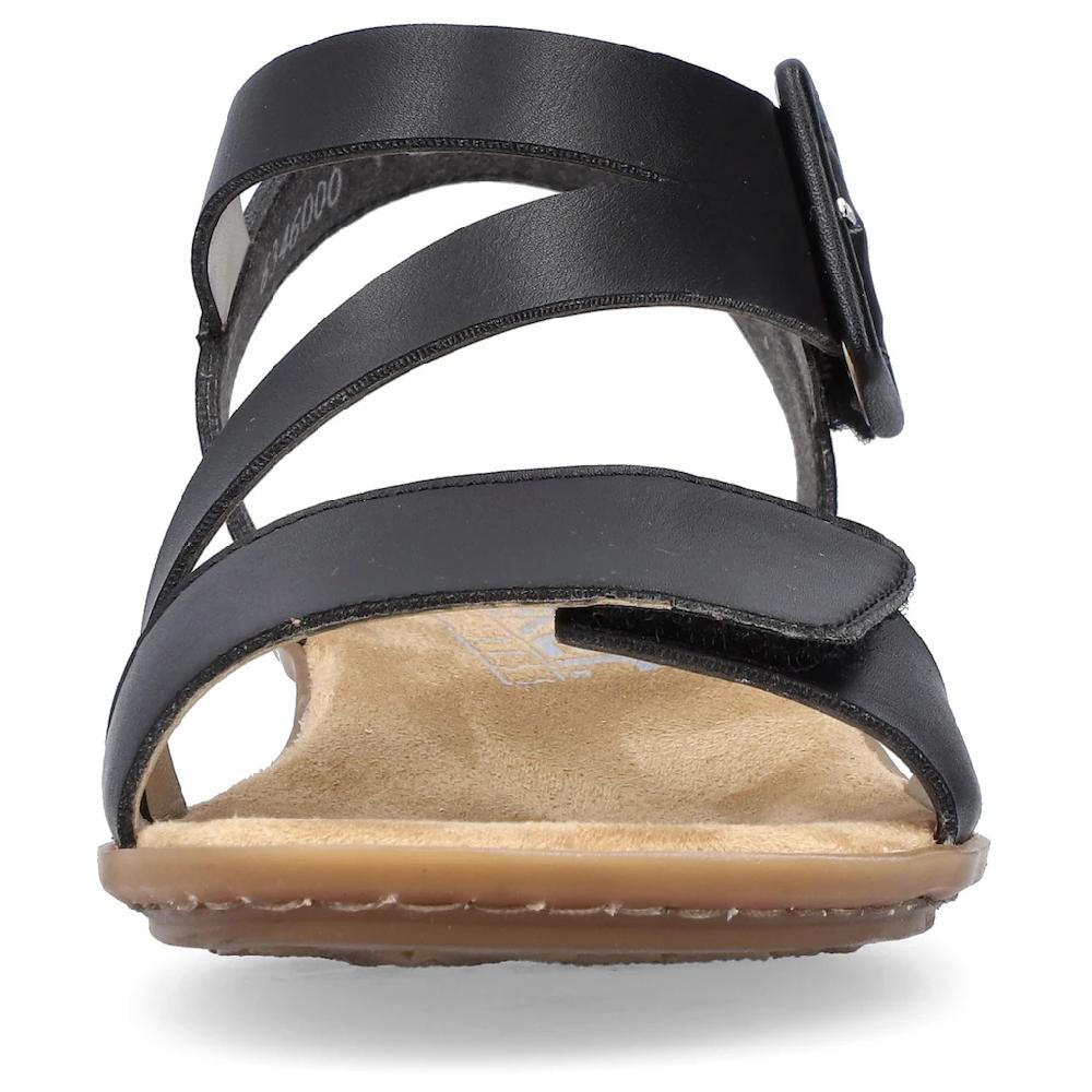 Rieker Sandalette Sommerschuh Sandale Keilabsatz mit Klett kaufen Outlet