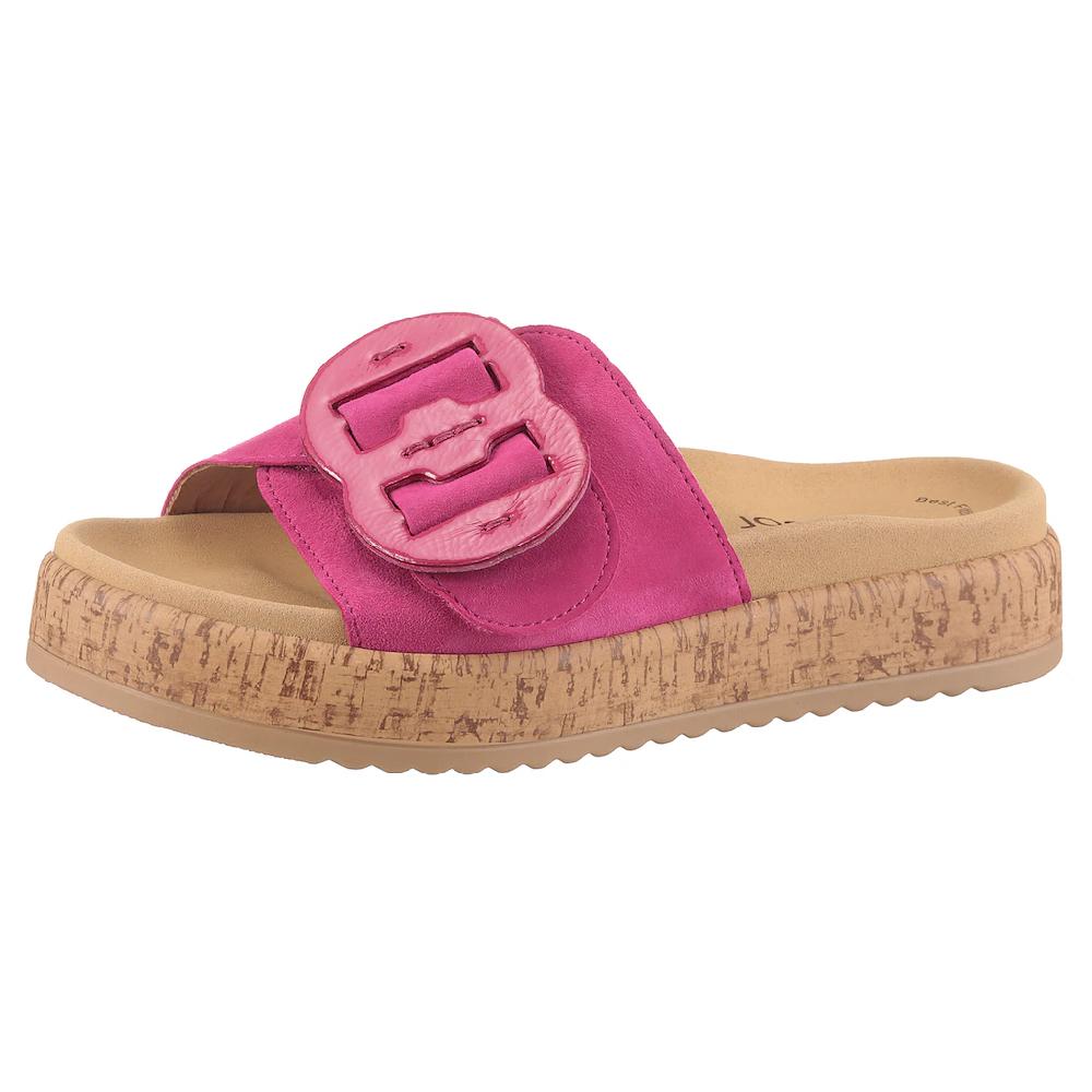 Gabor Pantolette Plateau Sommerschuh Bequemschuh Best Fitting für gute Passform Hotsell