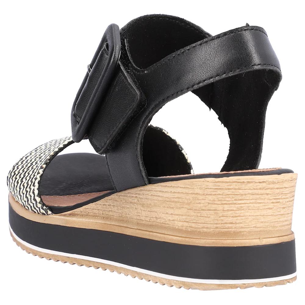 Remonte Sandalette »ELLE-Collection« Sommerschuh Sandale Bequemschuh mit Klett unter der Zierschnalle online kaufen Limitierter Zeitrabatt