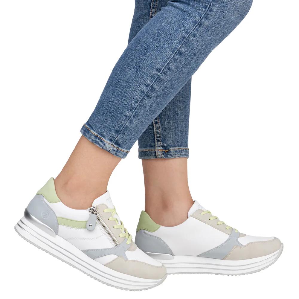 Remonte Plateausneaker Freizeitschuh Halbschuh Schnürschuh mit loser Soft-Einlage ▷ für Großer Ausverkauf